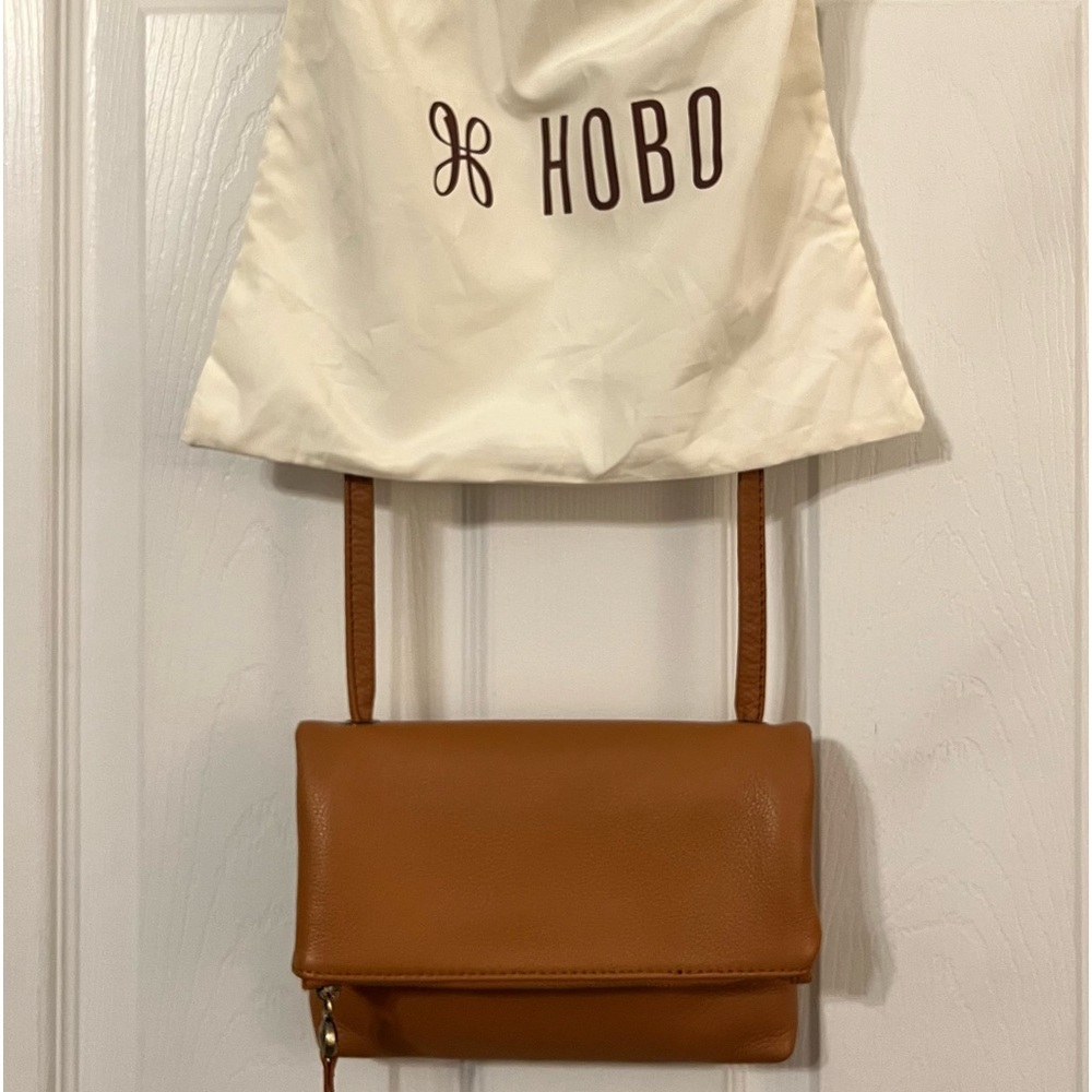 HOBO - Grant small leather crossbody with dust bag - Butterscotch - NWOT